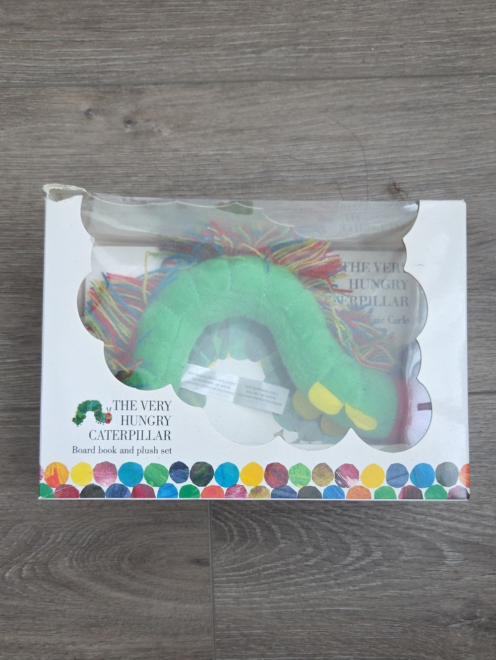 The Very Hungry Caterpillar Plush & Board Book Set